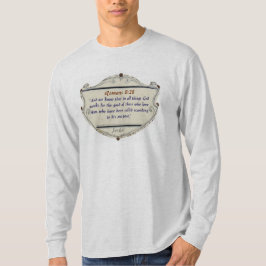Römer 8,28 Schild Christliches Langarm-Shirt für M T-Shirt
