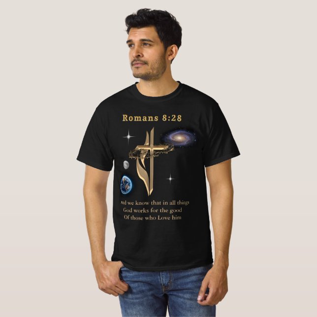Römer 8:28 T-Shirt (Vorne ganz)