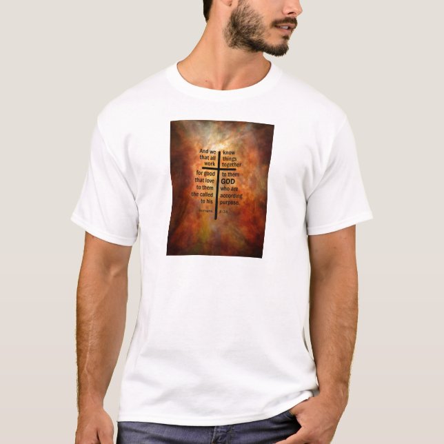 Römer-8:28 T-Shirt (Vorderseite)