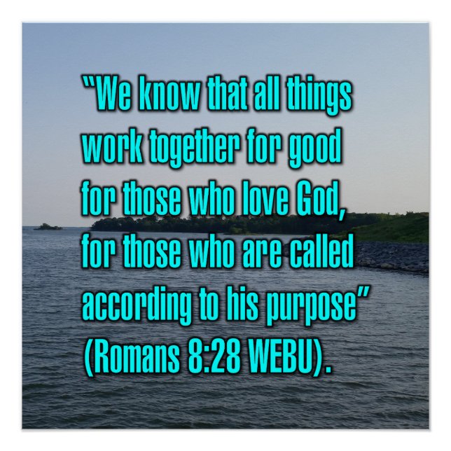 Römer 8:28 WEBU Poster (Vorderseite)