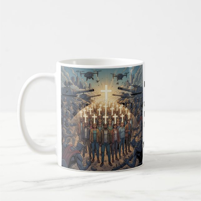 Römer 8:31 kaffeetasse (Links)