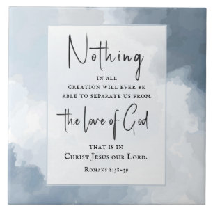 Römer 8:38-39 Liebe des "Gottesbibelverses" Fliese