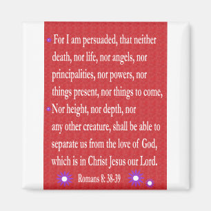 Römer 8: 38-39 Magnet