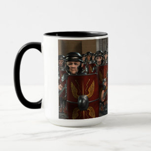 Römer marschieren in die Tasse des Krieges