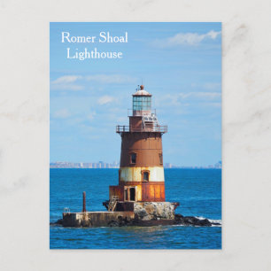 Romer Shoal Leuchtturm Postkarte