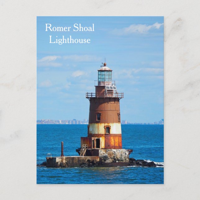 Romer Shoal Leuchtturm Postkarte (Vorderseite)