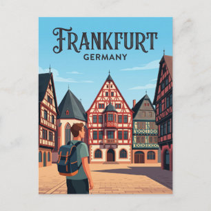 Römerberg Deutschland Postkarte