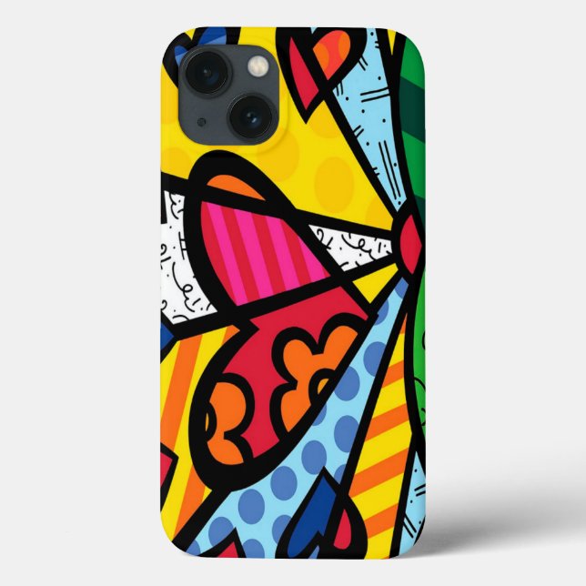 Romero Britto Moderne Kunst Case-Mate iPhone Hülle (Rückseite)