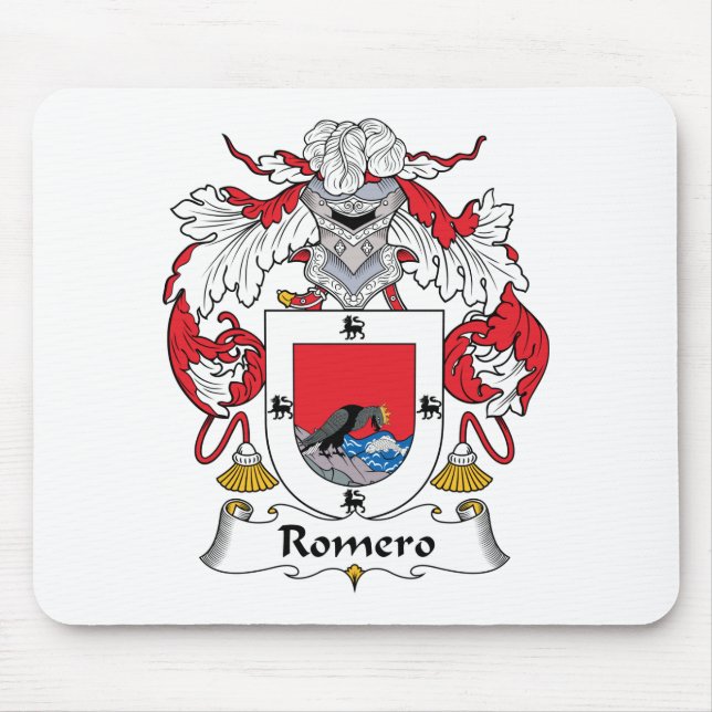 Romero Familienwappen Mousepad (Vorne)
