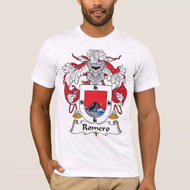 Romero Familienwappen T-Shirt (Vorderseite)