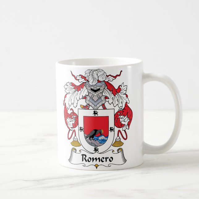 Romero Familienwappen Tasse (Rechts)
