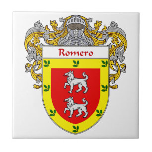 Romero Wappen/Familienwappen Fliese