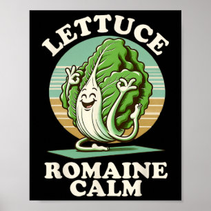 Römersalat Beruhige Den Geist Achtsamkeit Vegan Yo Poster