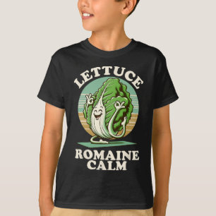 Römersalat Beruhige den Geist Achtsamkeit Vegan Yo T-Shirt