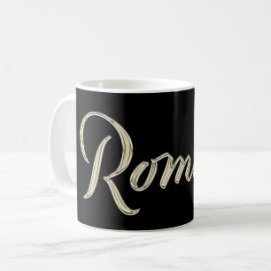 Romina white gold Handwriting Tasse Kaffeetasse