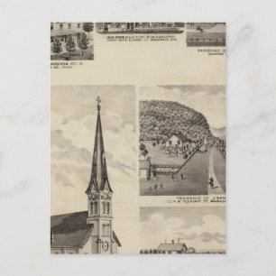 Römisch-katholische Kirche, Residenzen, Minnesota Postkarte