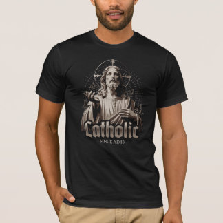 Römisch-katholische Kirche seit AD33 Jesus Christu T-Shirt