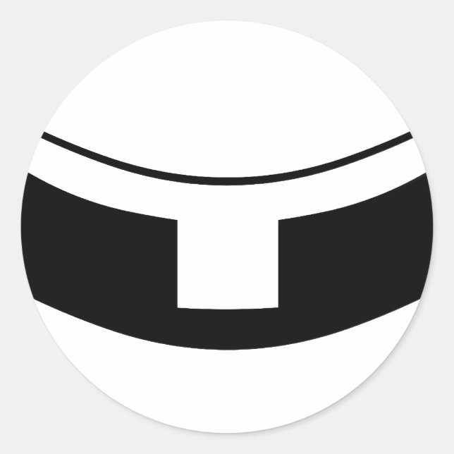 Römisch-katholischer PriesterCollar Runder Aufkleber (Vorderseite)