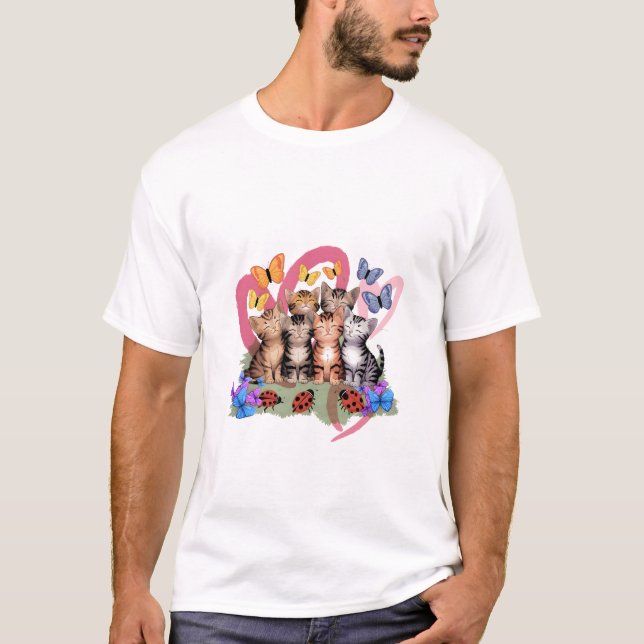 Römisch-katholischer T - Shirt - Katholisches Cat  (Vorderseite)
