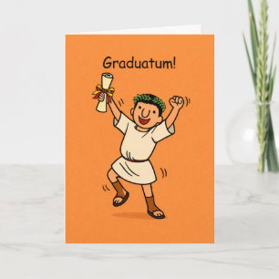 Römische Abschlusskollektion: „Graduatum!“ Karte