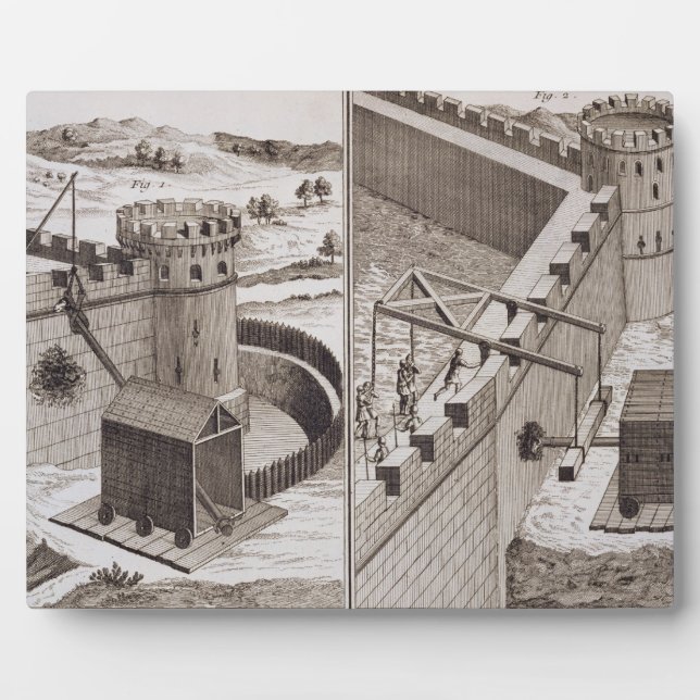 Römische Akkuständer aus der "Enzyklopädie des S Fotoplatte (Vorderseite)