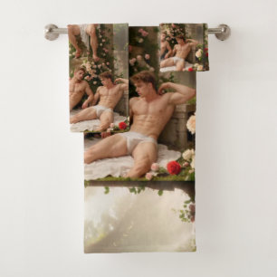 Römische Bäder Neo-Klassischer Designer  Badhandtuch Set