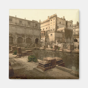 Römische Bäder und Abtei I, Bath, Somerset, Englan Magnet