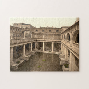 Römische Bäder und Abtei II, Bath, Somerset, Engla Puzzle