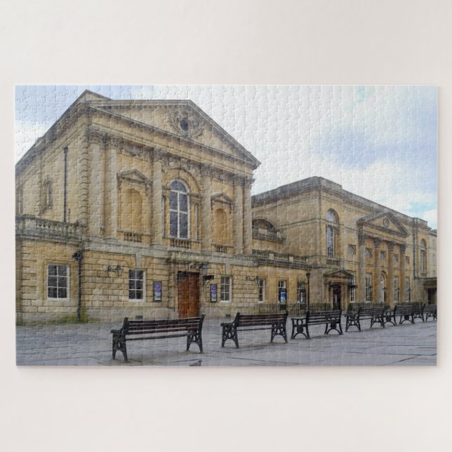 Römische Bäder und Pump Rooms. Puzzle (Horizontal)