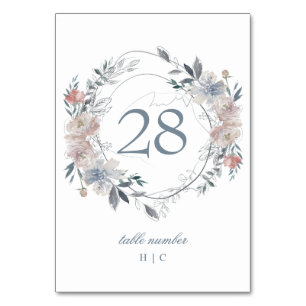 Römische Blumenkrautfahne Tischnummer