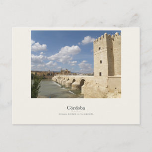 Römische Brücke von Córdoba und Calahorra-Turm Postkarte