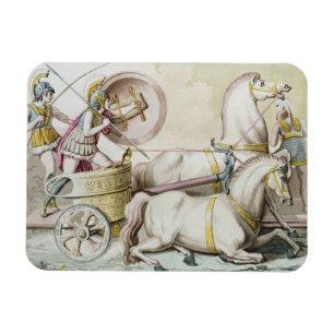 Römische Charioteers, von "Costumi dei Romani", Magnet