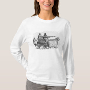 Römische Kriegsmaschine für das Abfeuern der T-Shirt