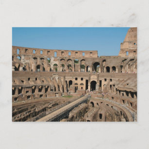 Römische Kunst - Das Kolosseum oder der Flavian 6 Postkarte