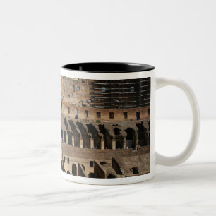 Römische Kunst - Das Kolosseum oder der Flavian 7 Zweifarbige Tasse