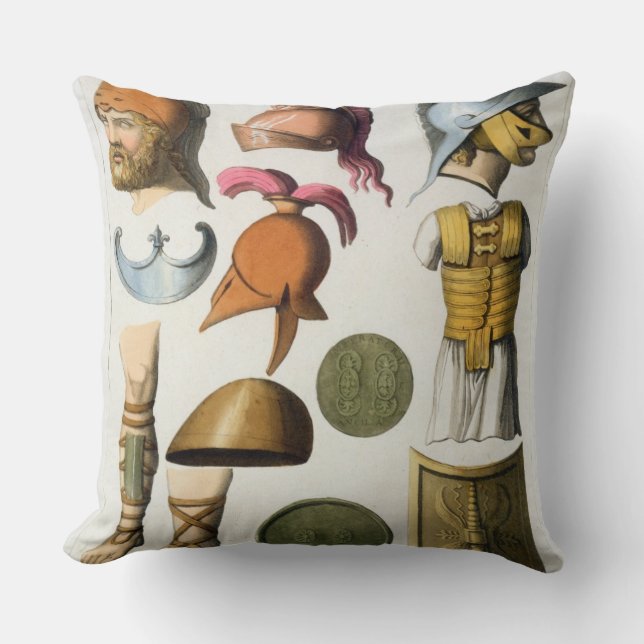 Römische Militärausrüstung, von 'Le Costume Ancien Kissen (Vorderseite)