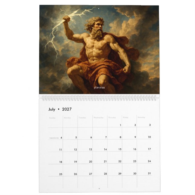 Römische Mythologie Kalender (Jul 2027)