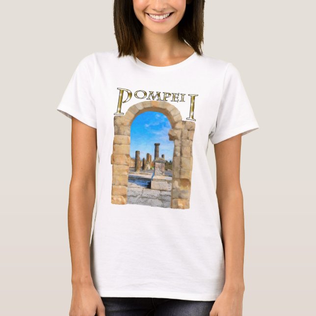Römische Ruinen von altem Pompeji T-Shirt (Vorderseite)