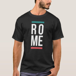 Römische Stadt Fett Typography-Design T-Shirt