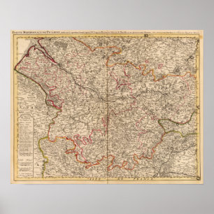 Römische Straßen und Kirchen Poster