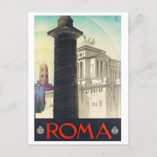 Römische Trajanssäule Italien Vintage-Reise Postkarte