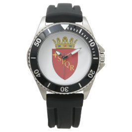Römische Wappen (SPQR) (Rom, Italien) Armbanduhr