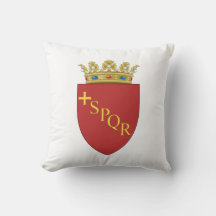 Römische Wappen (SPQR) (Rom, Italien)