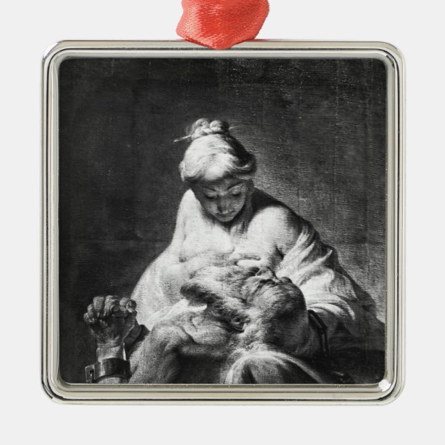 Römische Wohltätigkeit Silbernes Ornament (Vorne)
