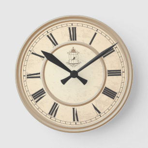 Römische Zahlen Römisches Ziffernblatt Runde Wanduhr