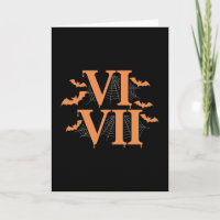 Römische Zahlen Vi Vii 67 Meme Gen Alpha Halloween