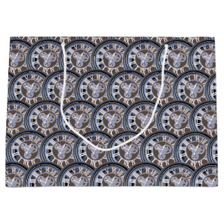 Römische Zahlen Vintage-Uhrwerk-Taschenuhr Große Geschenktüte
