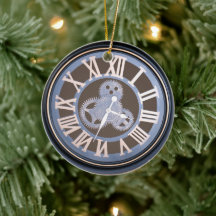 Römische Zahlen Vintage-Uhrwerk-Uhr