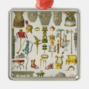 Römische Zusätze Ornament Aus Metall