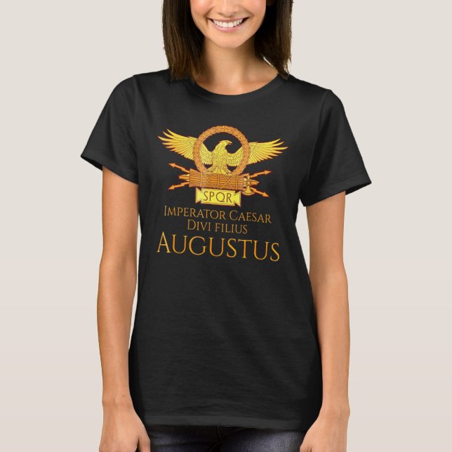 Römischer Kaiser  Caesar Augustus  Antikes Rom T-Shirt (Vorderseite)